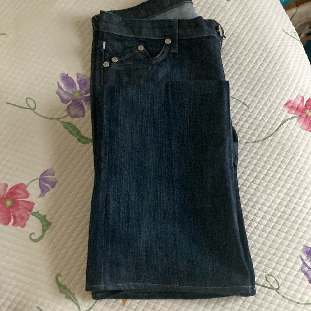 Women blue jeans